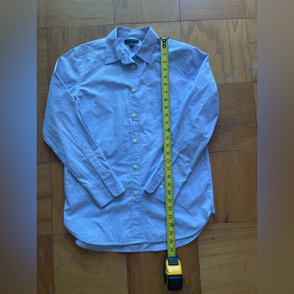 Jcrew Button-down Periwinkle Classic Fit Work Shirt - Size XXS